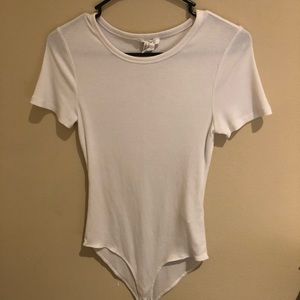 White forever 21 body suit